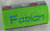 Lenkerpolster Filz grün mit Webband